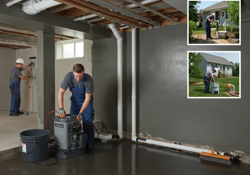 Basement Waterproofing and Flood Prevention process in South Haven, IN